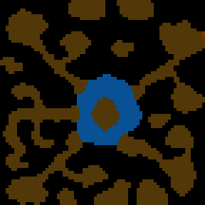 Underground minimap of Спрятанные сокровища 2