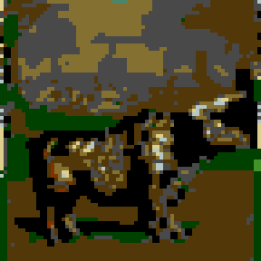 Underground minimap of 33 cows