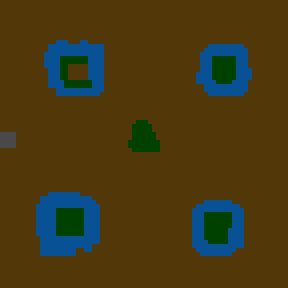 Underground minimap of 4 corner conquest Allied SOD