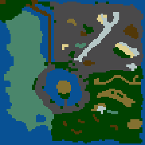 Underground minimap of A Barbarian's Story
