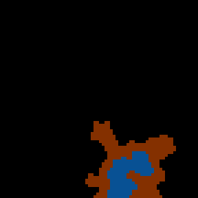 Underground minimap of A journey to continent Castle