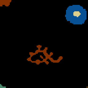 Underground minimap of A la Recherche du Corps Perdu
