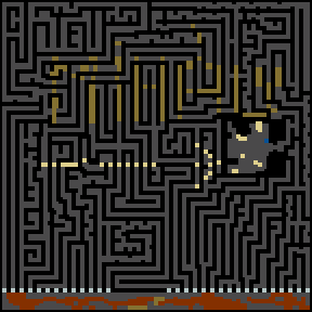 Underground minimap of A Minotaurusz