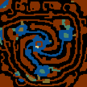 Underground minimap of A Pinwheel