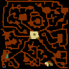 Underground minimap of A war with the Orcs