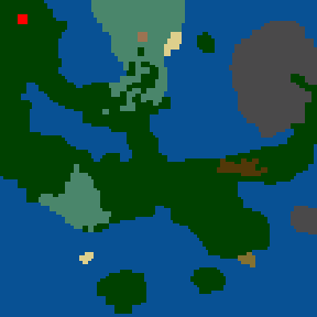 Surface minimap of Actala