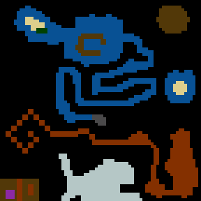 Underground minimap of Addams adventure 1.1