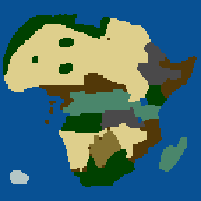 Surface minimap of Afrika