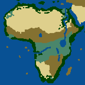 Surface minimap of Afryka