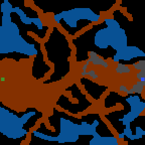 Underground minimap of Allied Doom