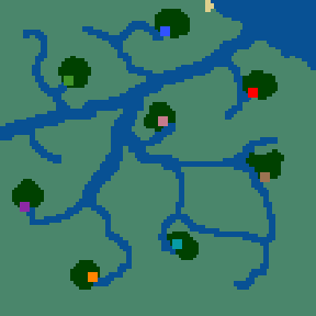 Surface minimap of Amazon Basin