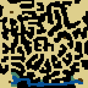 Underground minimap of Andrew's Exploits