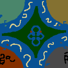 Underground minimap of Arena of death