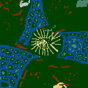 Surface minimap of ART WAR (Triple Coalition)