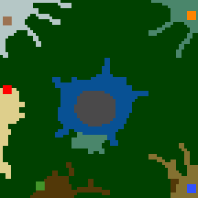 Surface minimap of Artifact Island (Allied)