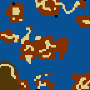 Underground minimap of Artifact Island (Allied)