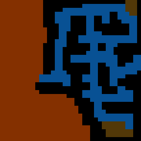 Underground minimap of Avatar's Quest