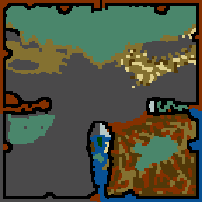 Underground minimap of B.T.R. II - The Black Towers