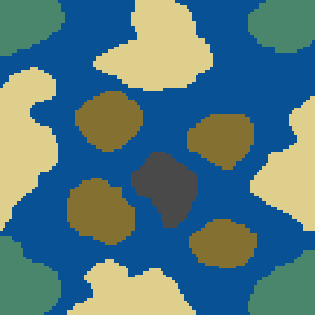 Surface minimap of Baker's Dozen