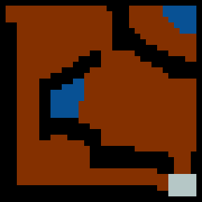Underground minimap of Bandit land