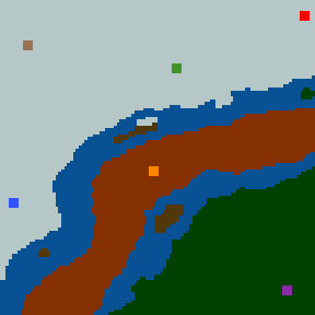 Surface minimap of Barbaric World