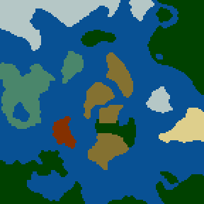 Surface minimap of Bards Tale: Phantom Menege I