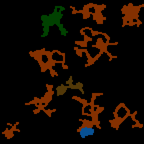 Underground minimap of Battle for Middle-earth