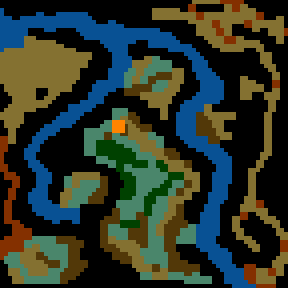 Underground minimap of Battle of the Druids