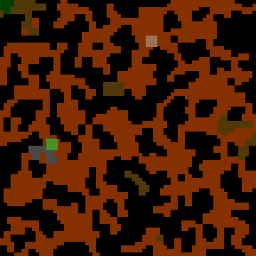 Underground minimap of Battle of the four skills
