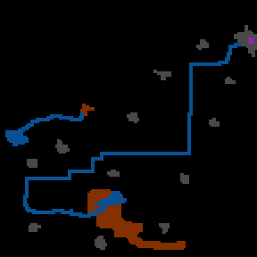 Underground minimap of Battles of Arcana