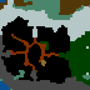 Underground minimap of Birth of a god
