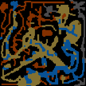 Underground minimap of Black Visions