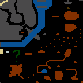 Underground minimap of Blinded! The Knight's Tale