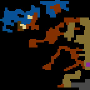 Underground minimap of Blood of Heroes