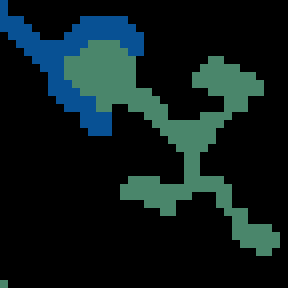Underground minimap of Blood of Swamps