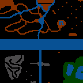 Underground minimap of Blood! The Vampire's Tale