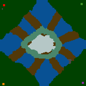 Surface minimap of Bridges To War(Team)
