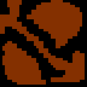 Underground minimap of Broken Heart