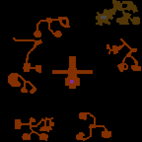 Underground minimap of C&D II: MAGICA