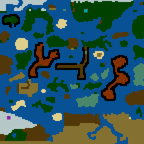 Underground minimap of Caгa o Двуx Зeмляx