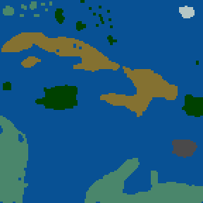 Surface minimap of Caribbean Madness