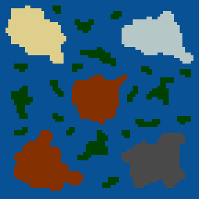 Underground minimap of Castle Battles