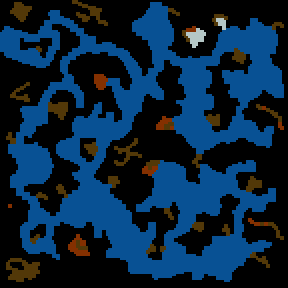 Underground minimap of Castle Empire