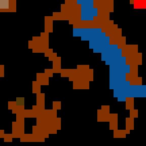 Underground minimap of Cave of Gerfrex v1.4