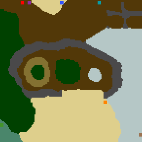 Surface minimap of Chunks Of War
