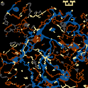 Underground minimap of Ciemnota