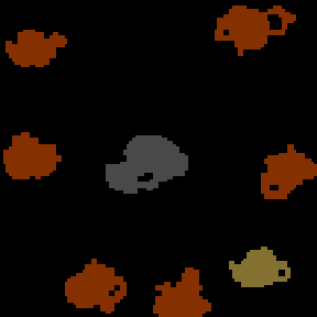 Underground minimap of Clash of the Titans (Teams)