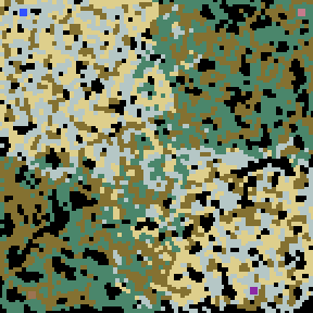 Underground minimap of Colorland