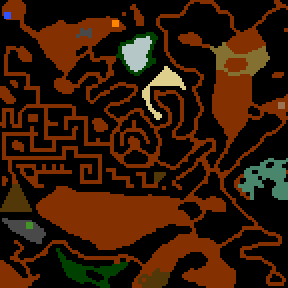 Underground minimap of Conflict of Destiny