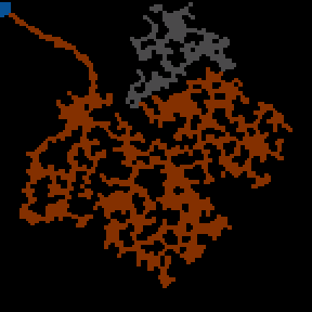 Underground minimap of Conquer of {Death Land}